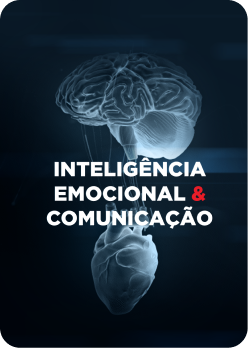 poster para o curso inteligência emocional e comunicação com a imagem de um coração conectando em um cérebro