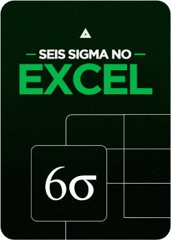 imagem para ocurso seis sigma no excel com a imagem de uma planilha com o símbolo do seis sigma